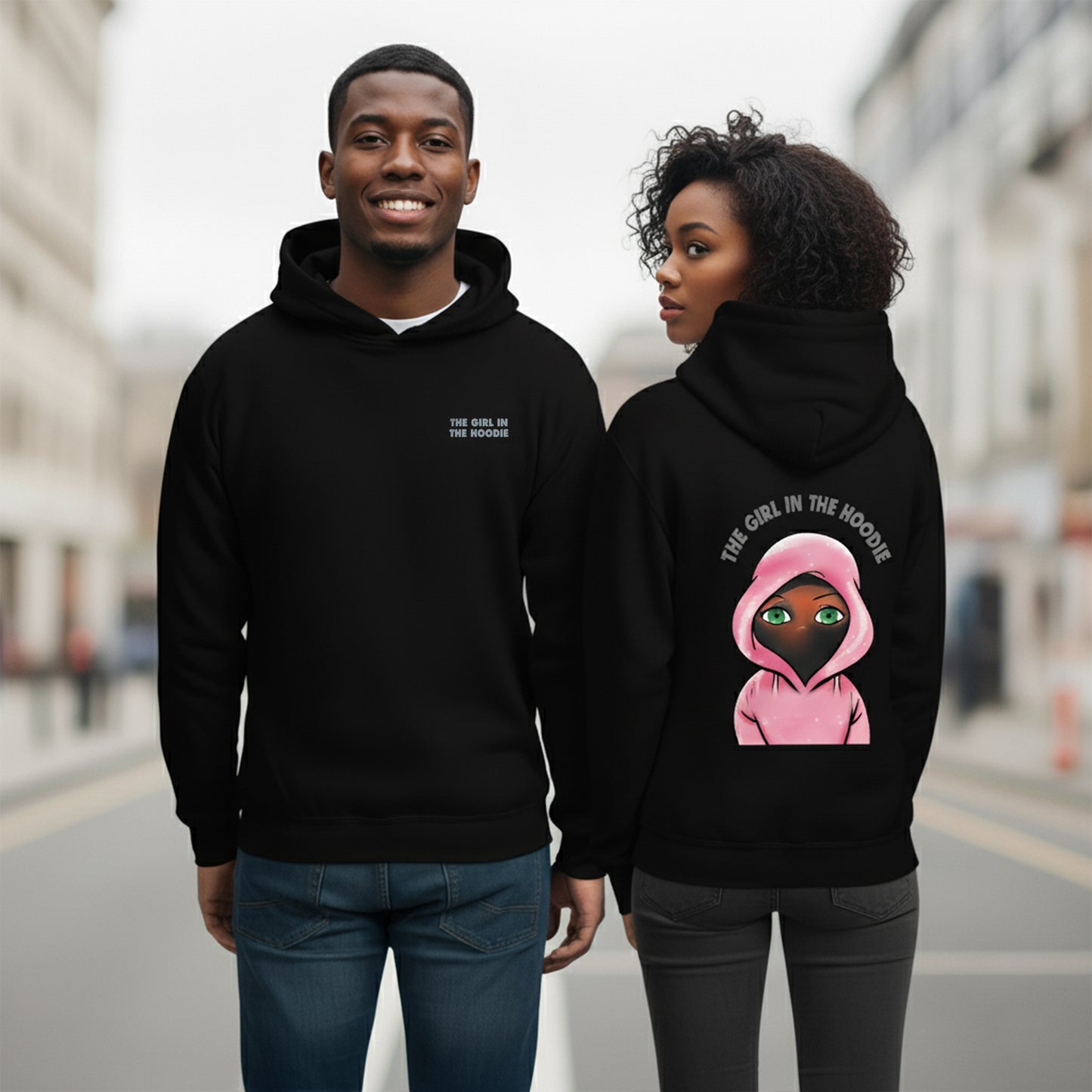 Adult Unisex Mystery Girl Hoodie